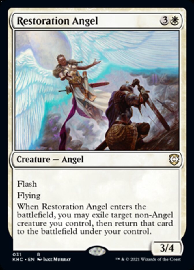 Restoration Angel [Kaldheim Commander] | GrognardGamesBatavia