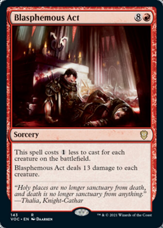 Blasphemous Act [Innistrad: Crimson Vow Commander] | GrognardGamesBatavia