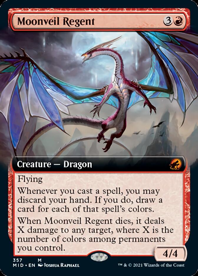 Moonveil Regent (Extended Art) [Innistrad: Midnight Hunt] | GrognardGamesBatavia