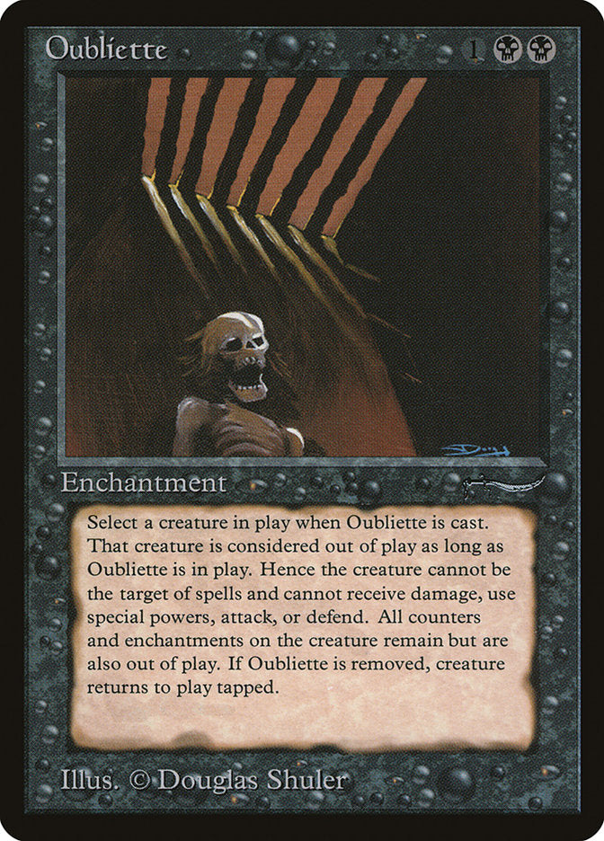 Oubliette (Dark Mana Cost) [Arabian Nights] | GrognardGamesBatavia