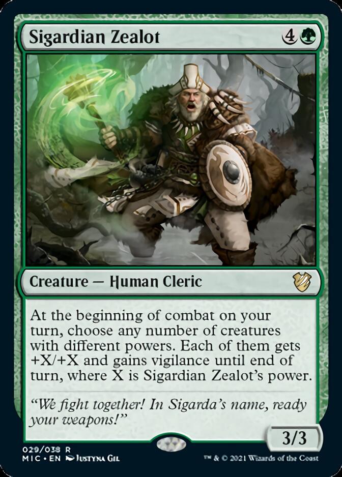 Sigardian Zealot [Innistrad: Midnight Hunt Commander] | GrognardGamesBatavia