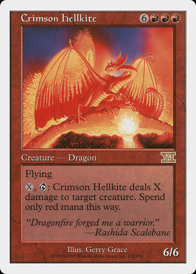 Crimson Hellkite [Classic Sixth Edition] | GrognardGamesBatavia