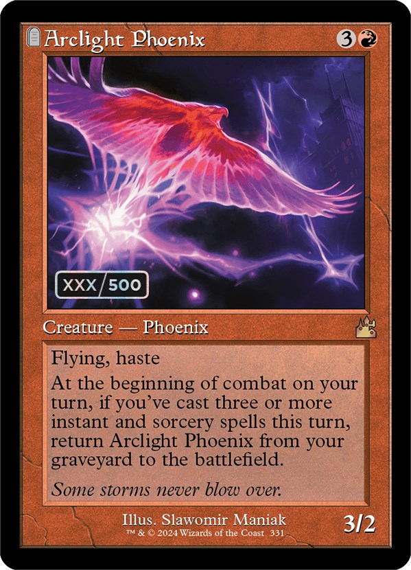 Arclight Phoenix (Retro) (Serialized) [Ravnica Remastered] | GrognardGamesBatavia