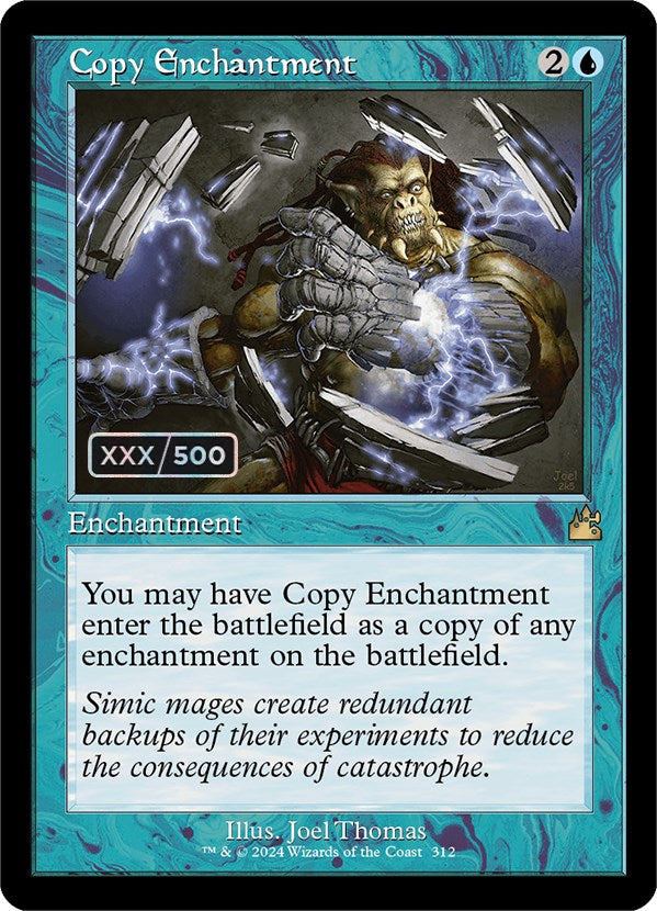 Copy Enchantment (Retro) (Serialized) [Ravnica Remastered] | GrognardGamesBatavia