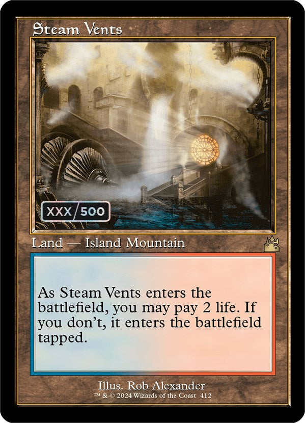 Steam Vents (Retro) (Serialized) [Ravnica Remastered] | GrognardGamesBatavia