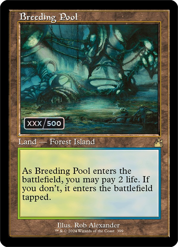 Breeding Pool (Retro) (Serialized) [Ravnica Remastered] | GrognardGamesBatavia