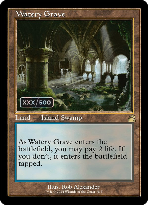 Watery Grave (Retro) (Serialized) [Ravnica Remastered] | GrognardGamesBatavia