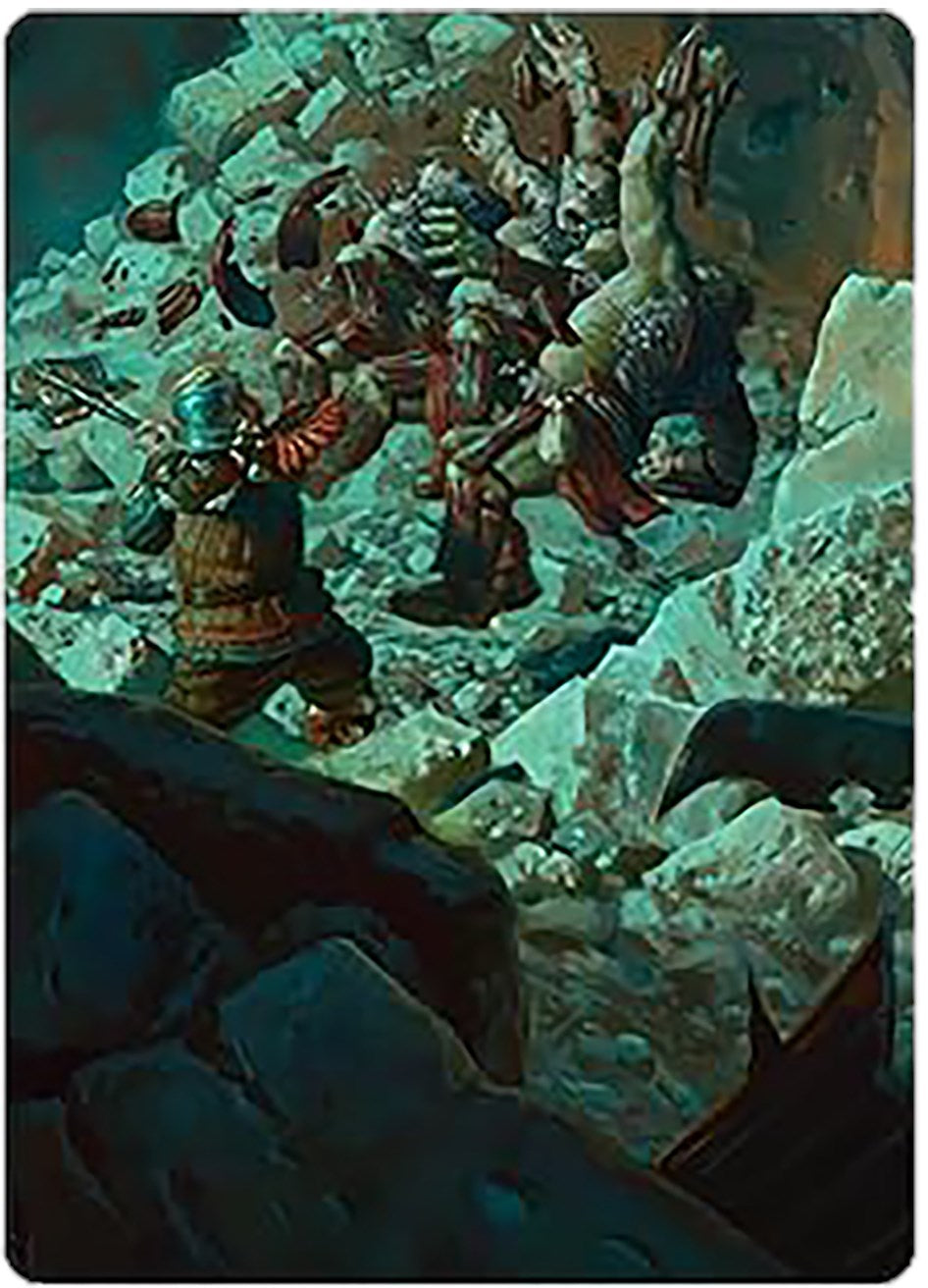 Gimli's Reckless Might Art Card [The Lord of the Rings: Tales of Middle-earth Art Series] | GrognardGamesBatavia