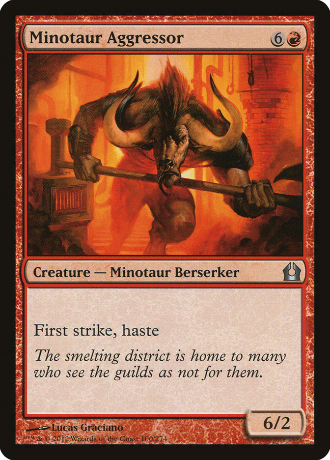 Minotaur Aggressor [Return to Ravnica] | GrognardGamesBatavia