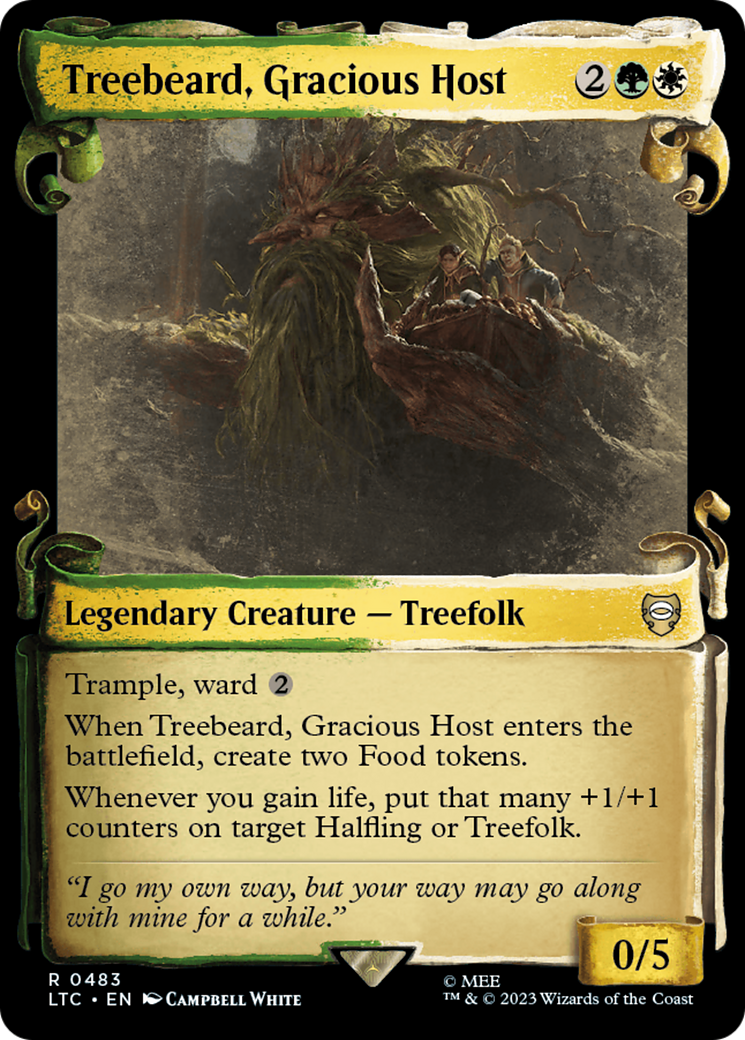 Treebeard, Gracious Host [The Lord of the Rings: Tales of Middle-Earth Commander Showcase Scrolls] | GrognardGamesBatavia