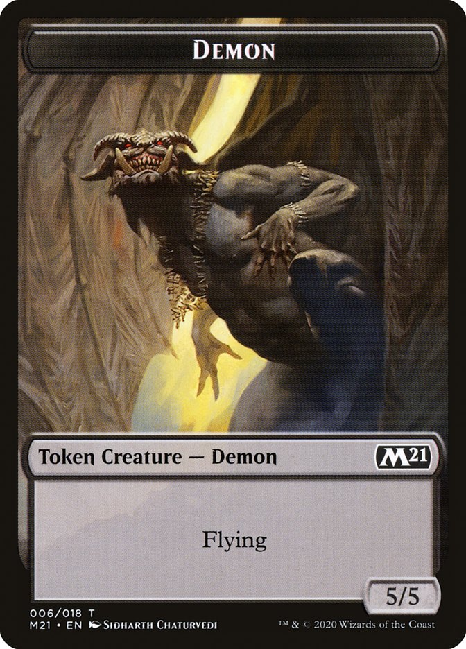 Demon Token [Core Set 2021 Tokens] | GrognardGamesBatavia