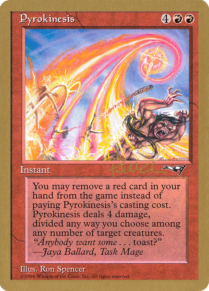 Pyrokinesis (Paul McCabe) [World Championship Decks 1997] | GrognardGamesBatavia