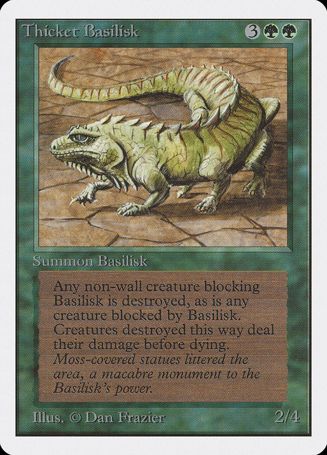 Thicket Basilisk [Unlimited Edition] | GrognardGamesBatavia