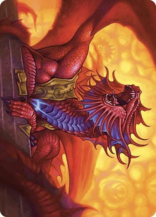 Niv-Mizzet, Guildpact Art Card (44/49) [Murders at Karlov Manor Art Series] | GrognardGamesBatavia