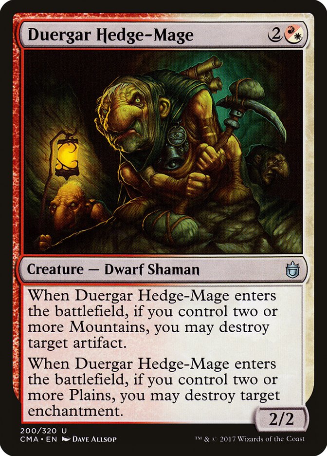 Duergar Hedge-Mage [Commander Anthology] | GrognardGamesBatavia