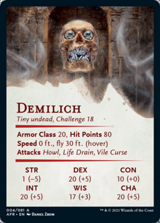 Demilich Art Card [Dungeons & Dragons: Adventures in the Forgotten Realms Art Series] | GrognardGamesBatavia