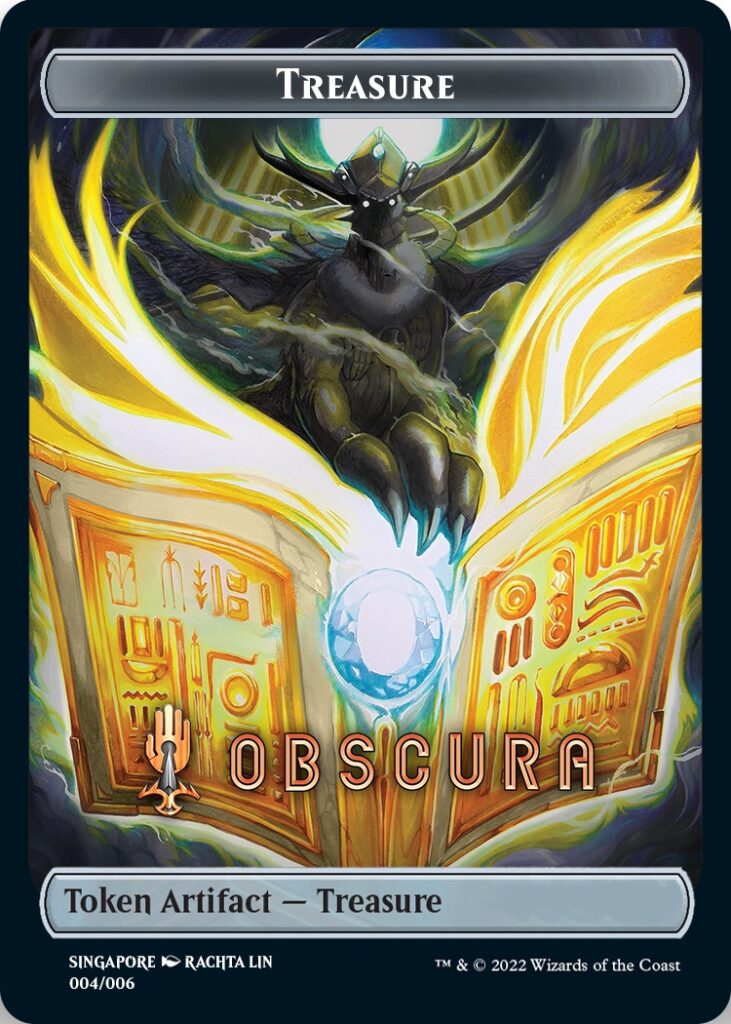 Treasure Token (Obscura) (Southeast Asia Artists) [Streets of New Capenna Tokens] | GrognardGamesBatavia