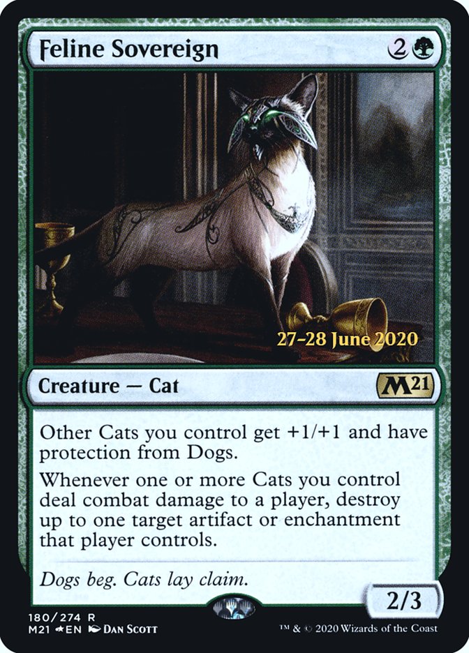 Feline Sovereign [Core Set 2021 Prerelease Promos] | GrognardGamesBatavia