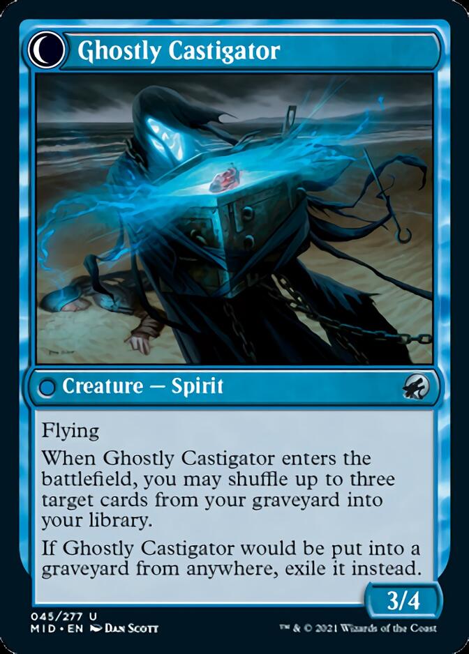 Covetous Castaway // Ghostly Castigator [Innistrad: Midnight Hunt] | GrognardGamesBatavia