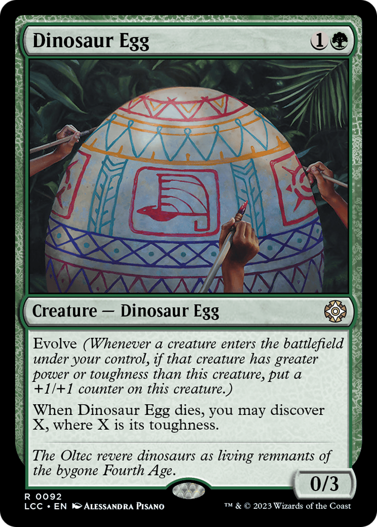 Dinosaur Egg [The Lost Caverns of Ixalan Commander] | GrognardGamesBatavia