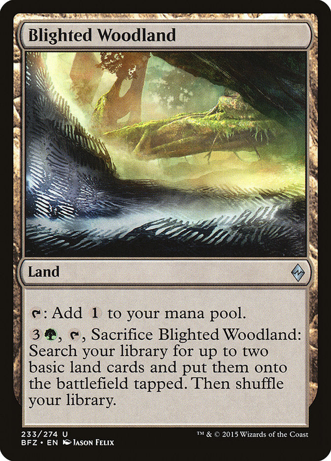 Blighted Woodland [Battle for Zendikar] | GrognardGamesBatavia