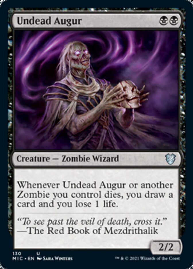 Undead Augur [Innistrad: Midnight Hunt Commander] | GrognardGamesBatavia