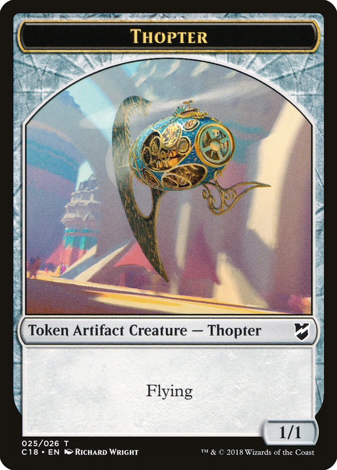 Thopter Token (025/026) [Commander 2018 Tokens] | GrognardGamesBatavia