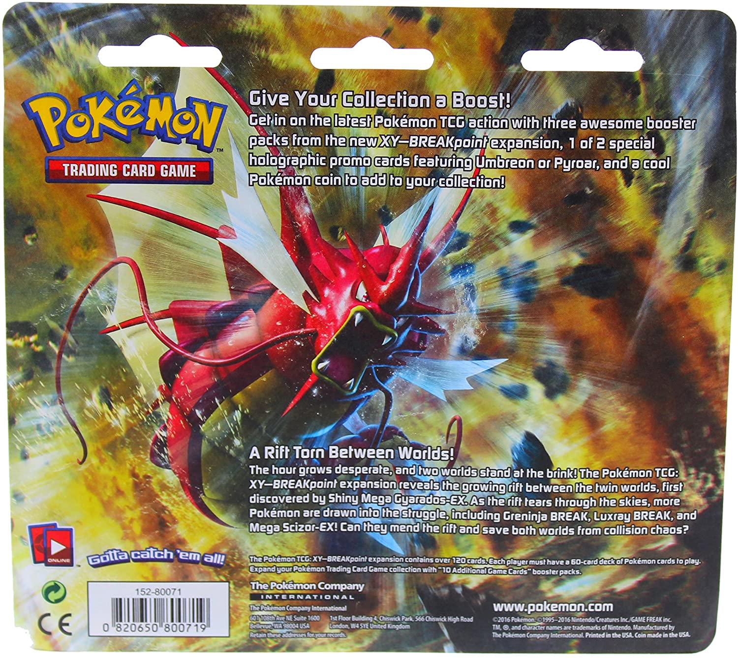 XY: BREAKpoint - 3-Pack Blister Pack (Pyroar) | GrognardGamesBatavia