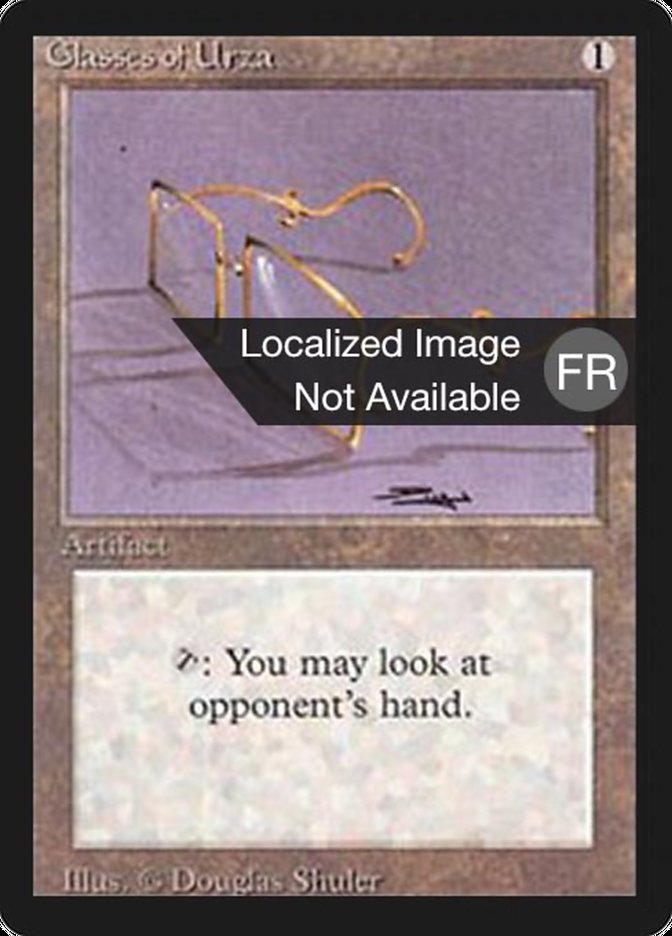 Glasses of Urza [Foreign Black Border] | GrognardGamesBatavia