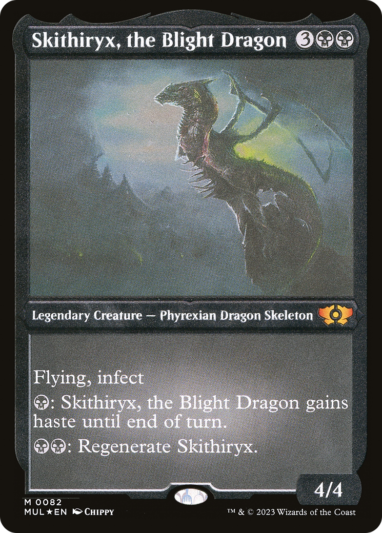 Skithiryx, the Blight Dragon (Foil Etched) [Multiverse Legends] | GrognardGamesBatavia