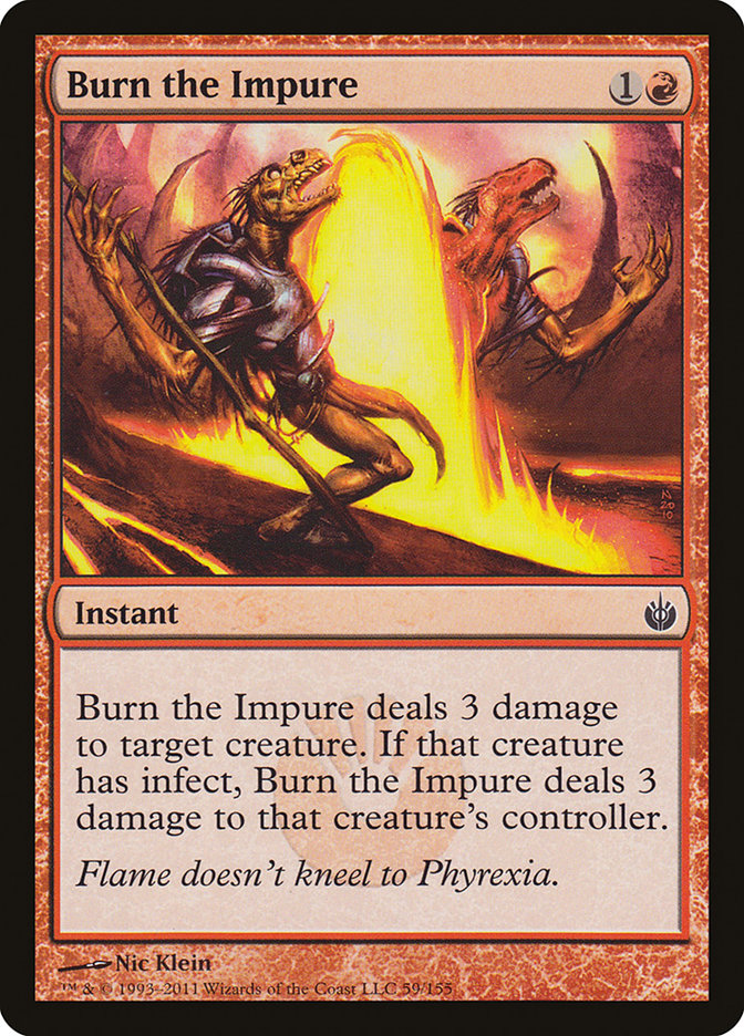 Burn the Impure [Mirrodin Besieged] | GrognardGamesBatavia