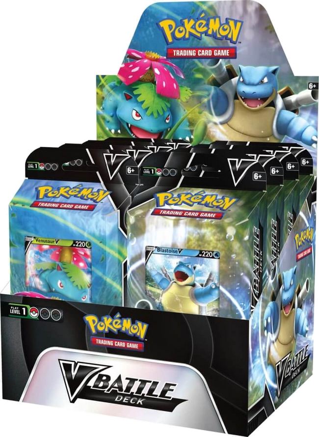 V Battle Deck Display (Venusaur V/Blastoise V) | GrognardGamesBatavia