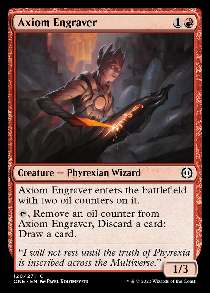 Axiom Engraver [Phyrexia: All Will Be One] | GrognardGamesBatavia