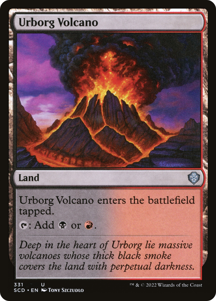 Urborg Volcano [Starter Commander Decks] | GrognardGamesBatavia