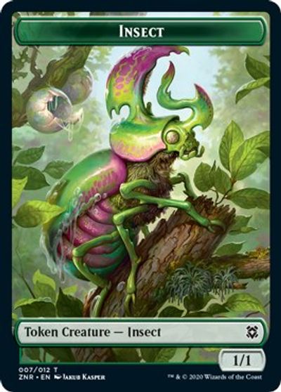 Beast // Insect Double-Sided Token [Challenger Decks 2021 Tokens] | GrognardGamesBatavia