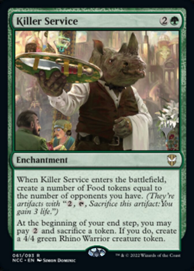 Killer Service (Promo Pack) [Streets of New Capenna Commander Promos] | GrognardGamesBatavia