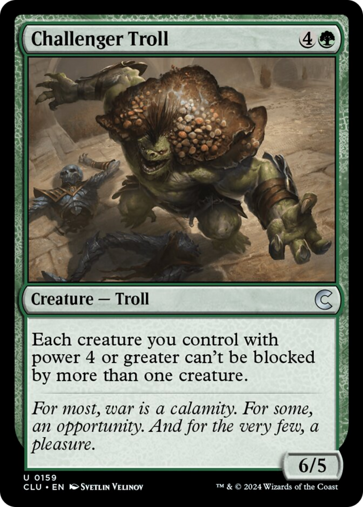 Challenger Troll [Ravnica: Clue Edition] | GrognardGamesBatavia