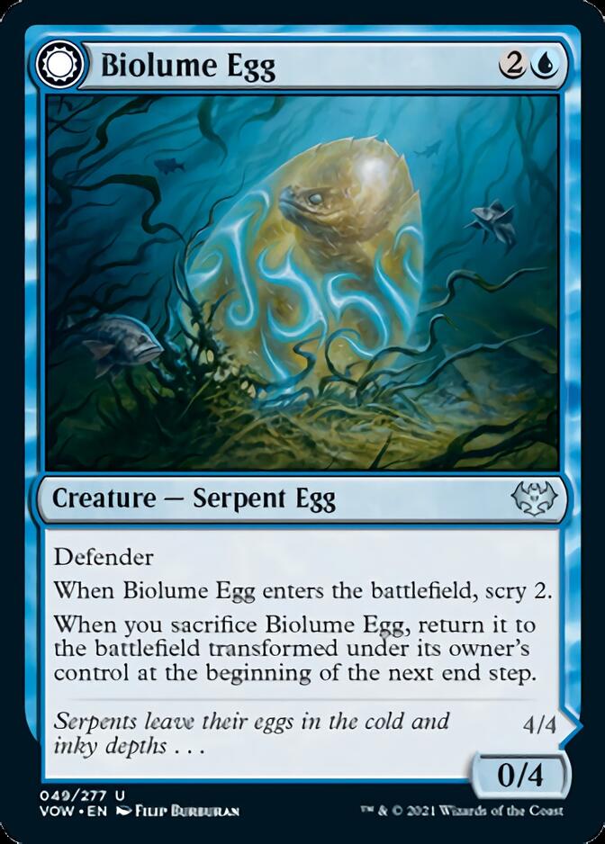 Biolume Egg // Biolume Serpent [Innistrad: Crimson Vow] | GrognardGamesBatavia