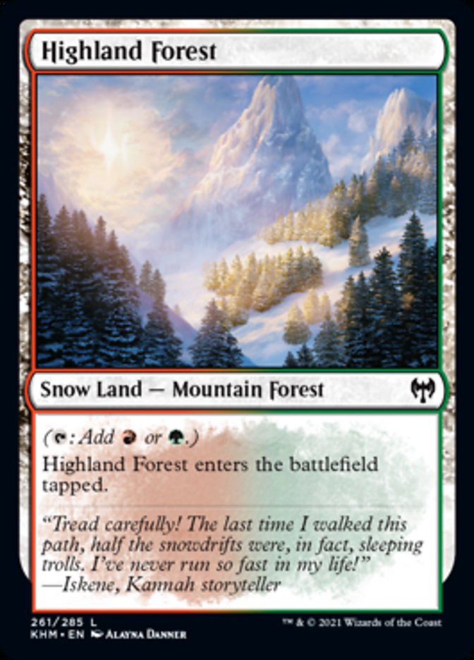 Highland Forest [Kaldheim] | GrognardGamesBatavia