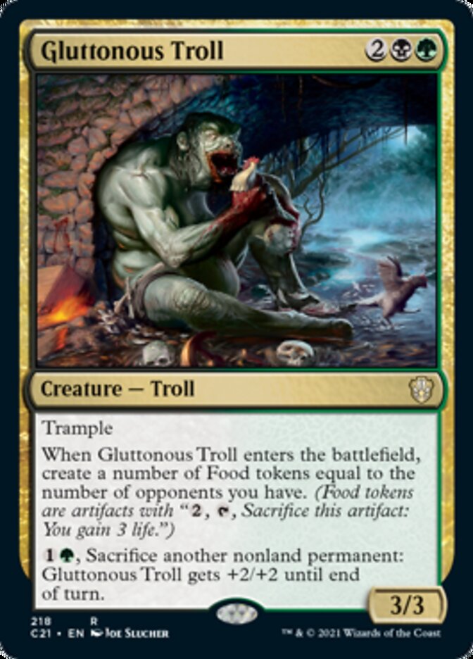 Gluttonous Troll [Commander 2021] | GrognardGamesBatavia