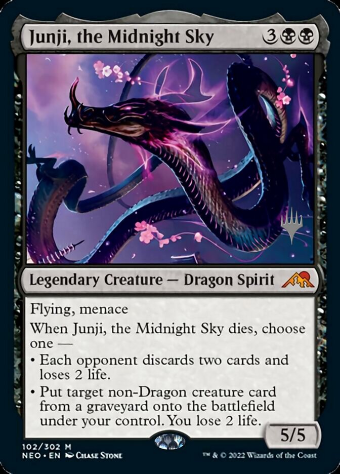 Junji, the Midnight Sky (Promo Pack) [Kamigawa: Neon Dynasty Promos] | GrognardGamesBatavia