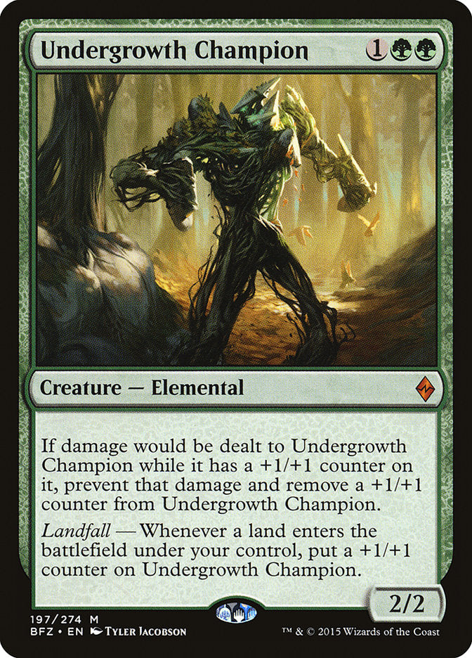 Undergrowth Champion [Battle for Zendikar] | GrognardGamesBatavia