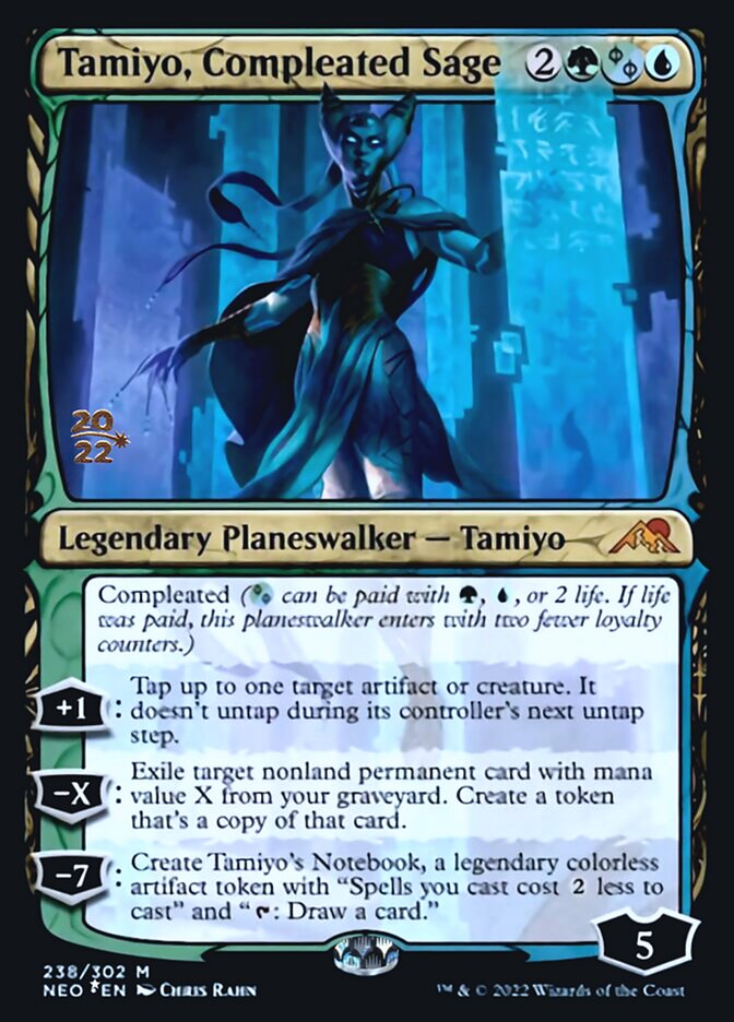 Tamiyo, Compleated Sage [Kamigawa: Neon Dynasty Prerelease Promos] | GrognardGamesBatavia