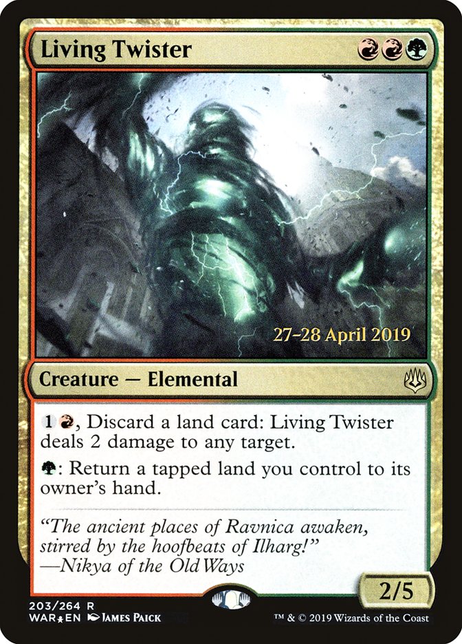 Living Twister [War of the Spark Prerelease Promos] | GrognardGamesBatavia