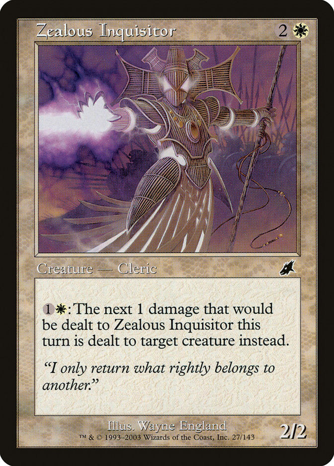 Zealous Inquisitor [Scourge] | GrognardGamesBatavia