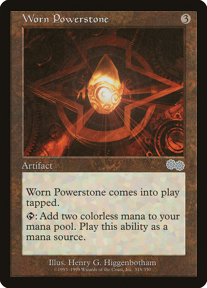 Worn Powerstone [Urza's Saga] | GrognardGamesBatavia