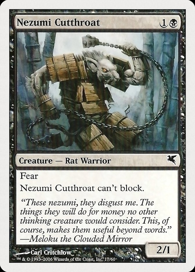 Nezumi Cutthroat (17) [Hachette UK] | GrognardGamesBatavia