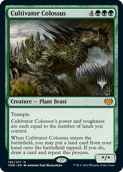 Cultivator Colossus (Promo Pack) [Innistrad: Crimson Vow Promos] | GrognardGamesBatavia