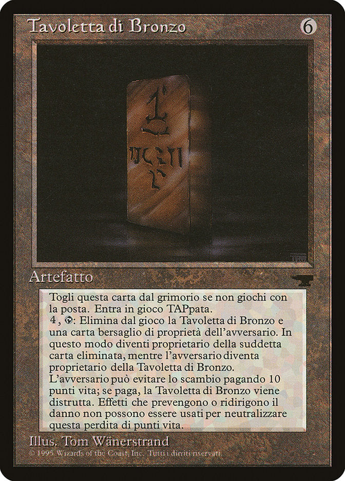 Bronze Tablet (Italian) - "Tavoletta di Bronzo" [Rinascimento] | GrognardGamesBatavia