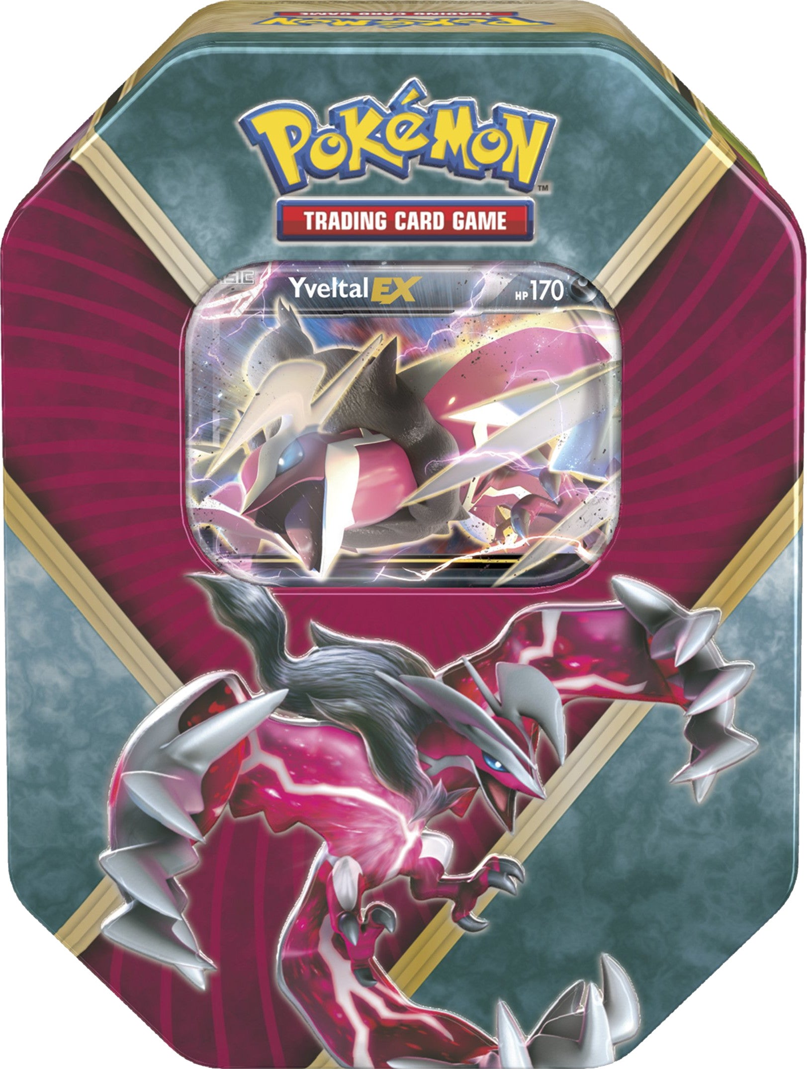 XY: Fates Collide - Shiny Kalos Tin (Yveltal-EX) | GrognardGamesBatavia